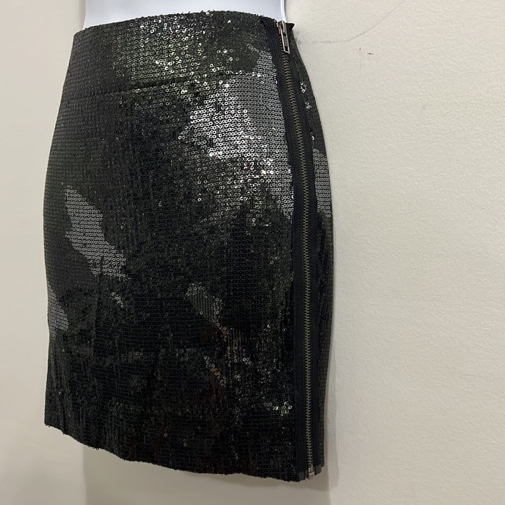 Cut25 Sequin Camo Mini Skirt size 2